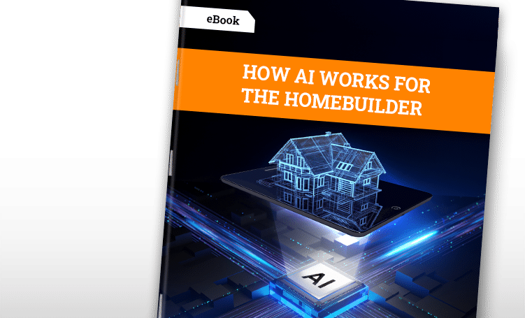The cover for the eBook How AI Works for the Homebuilder