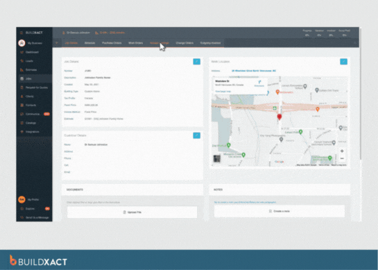 Buildxact Pre-built templates and libraries